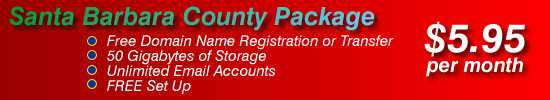 Web Hosting Services for Santa Barbara County, California